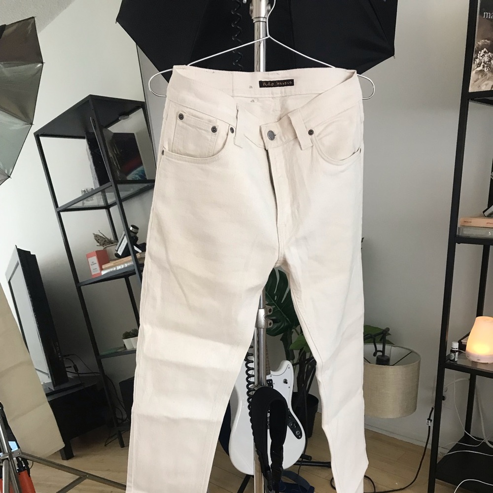 Nudie jeans creme Off-white color sz 31